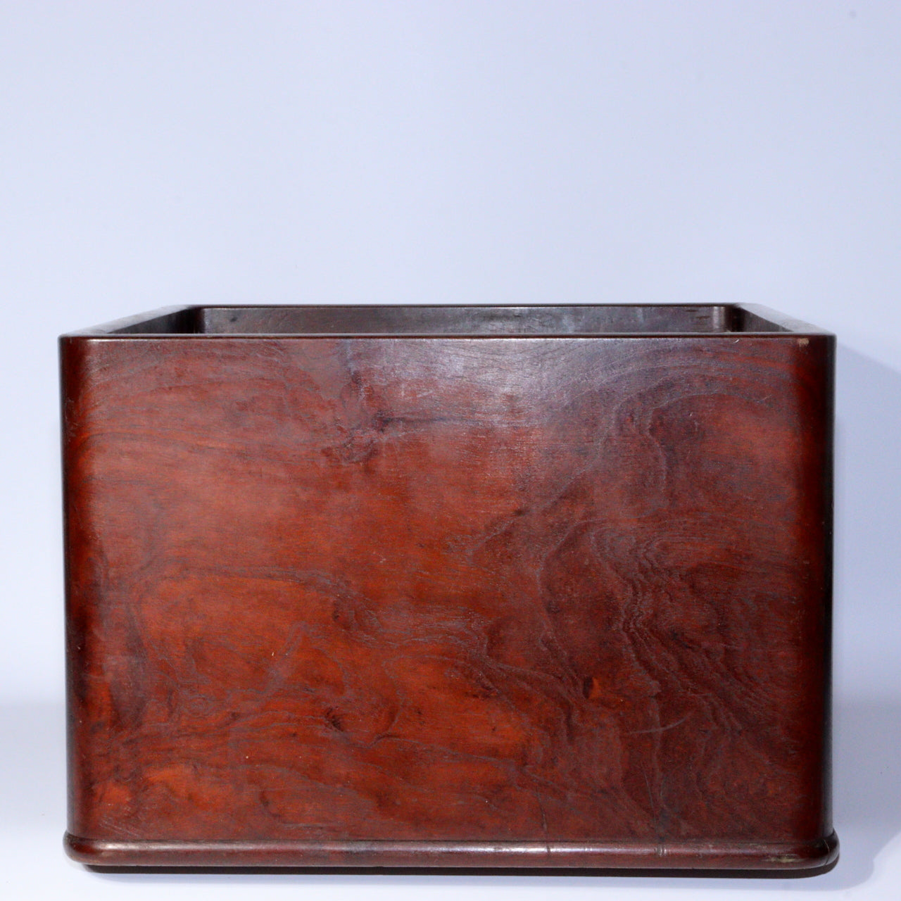Brazier Hibachi Hiire Japanese Antique Possibly Karaki Hardwood Copper WO398 -1