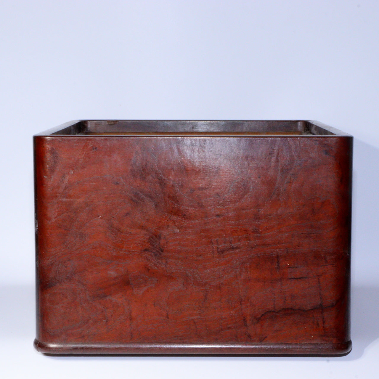 Brazier Hibachi Hiire Japanese Antique Possibly Karaki Hardwood Copper WO398 -1