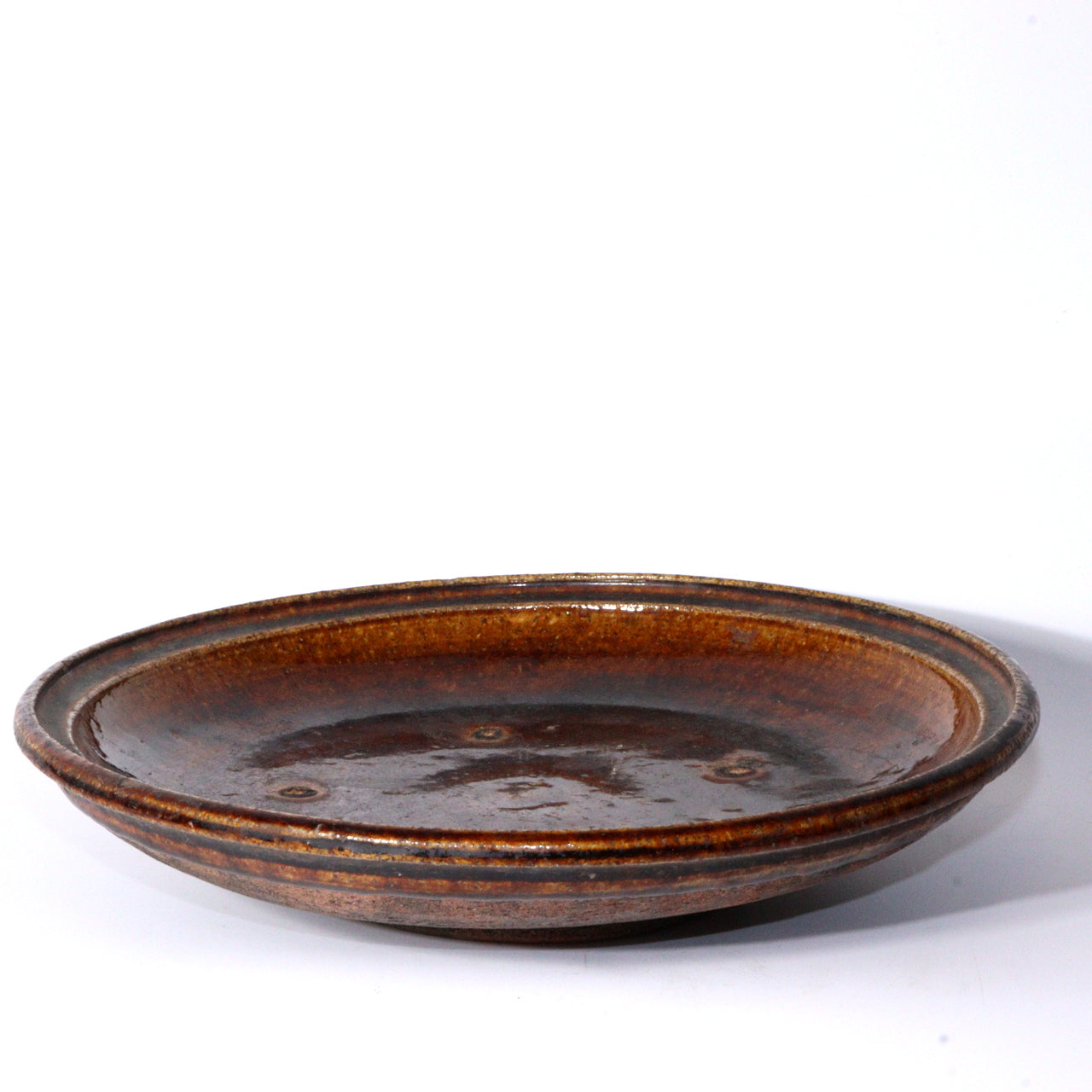 Ky47　松代焼　片口　器　こね鉢　陶器　古道具　和骨董　インテリア 骨董・良品】松代焼 窯傷に味のある大鉢 こね鉢/捏ね鉢 江戸期