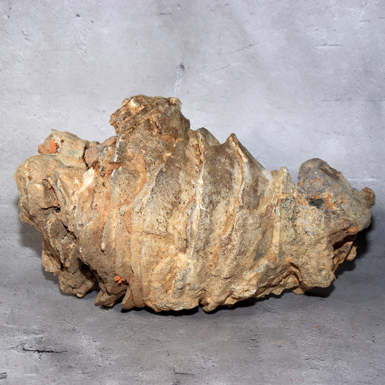 Japanese Antique Tokoname Kiln  Pottery Fragment Wabi Sabi Kiln Fused Clay Mass