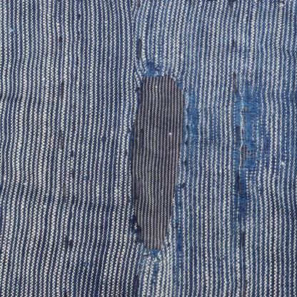 Japanese Antique Fabric Rugs Thick Mats Boro Sashiko Indigo dye BRKW127