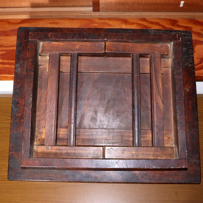 Rare Vintage Japanese Chabudai Solid Zelkova Wood High Quality Craftsmanship