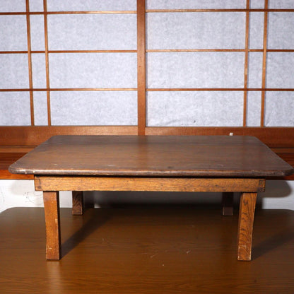 Japanese wooden Foldable Chabudai Low Dining Table WO378