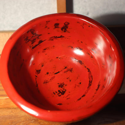 Japanese Aizu Nuri Lacquer Tea Bowl Traditional Craft AIZ16