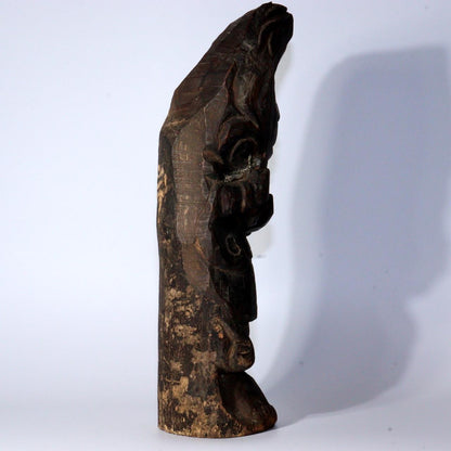 Vintage Japanese wooden acala statues Fudo Myoo Buddhism Buddha ornament WB185