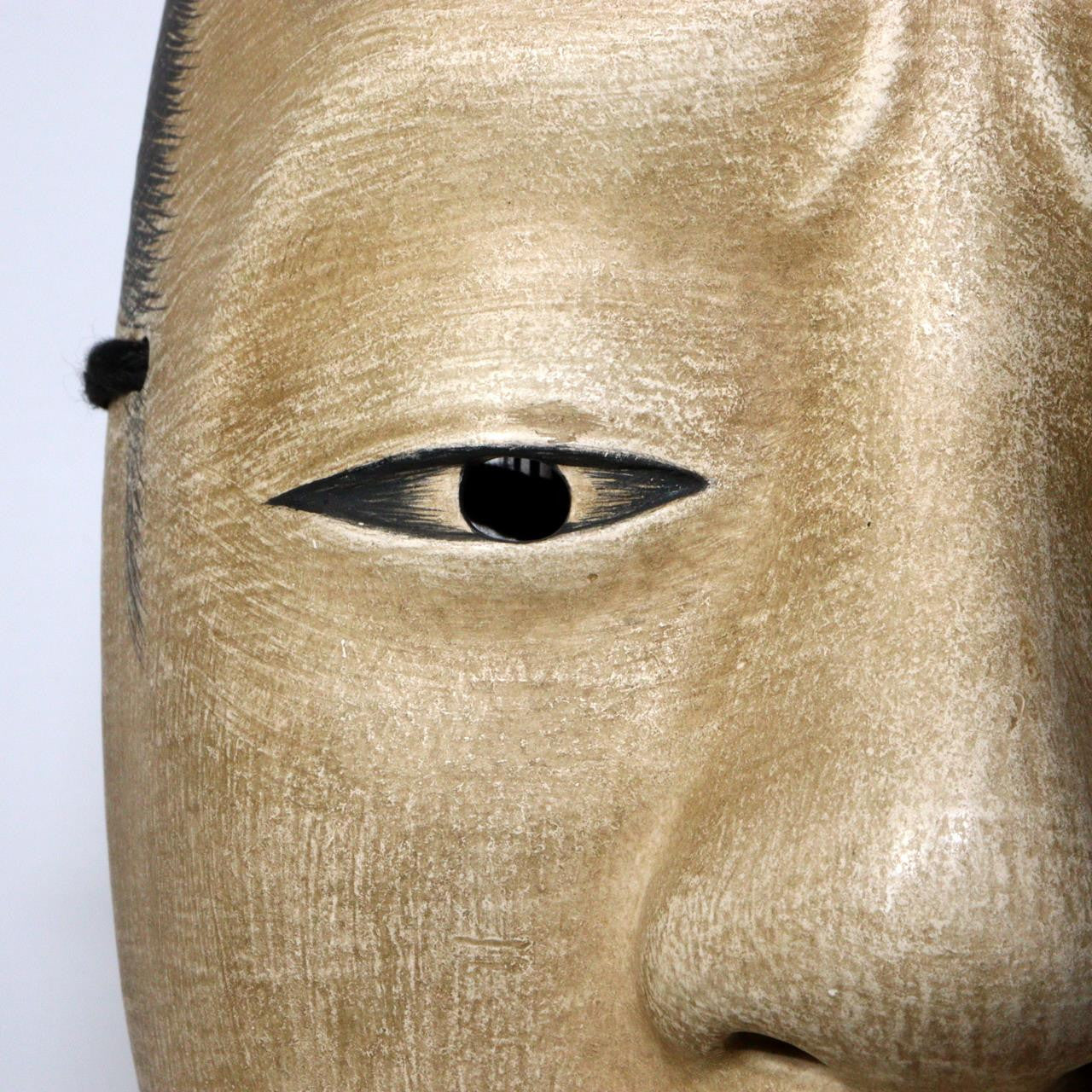 apanese Wooden Noh Mask Chujo - Handcrafted Heisei 2 (1990) Signed MSK499