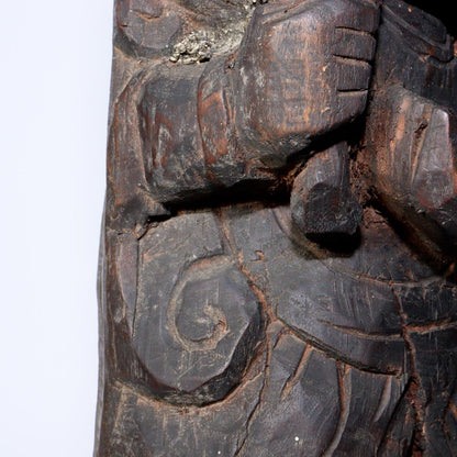 Vintage Japanese wooden acala statues Fudo Myoo Buddhism Buddha ornament WB185