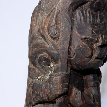 Vintage Japanese wooden acala statues Fudo Myoo Buddhism Buddha ornament WB185