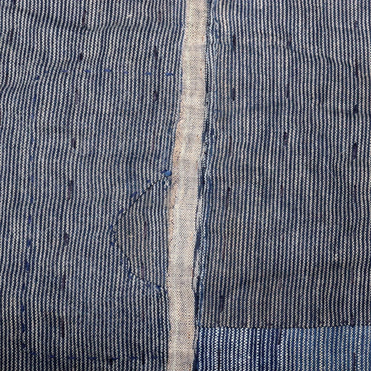 Japanese Antique Fabric Rugs Thick Mats Boro Sashiko Indigo dye BRKW127