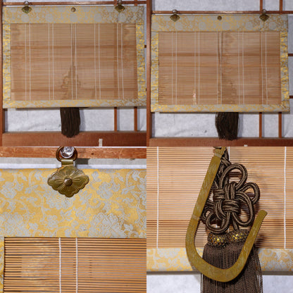 4 Sudare Bamboo screen Sudare Copper hanging Curtains Ozashiki Japanese VG372 -2