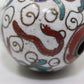 Japanese Antique Cloisonne Dragon Pattern Ojime round shape Sagemono OJM123