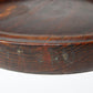 Japanese Obon Ozen Chestnut Round Tray Kuribon Sencha Sado  Antique wooden WO148