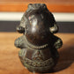 Japanese Bronze Sumo Frog Buddha statue Ornament okimono w box BOS765