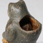 Japanese Antique Pottery raccoon dog Tanuki Sharp eye ornament Tokoname PV151
