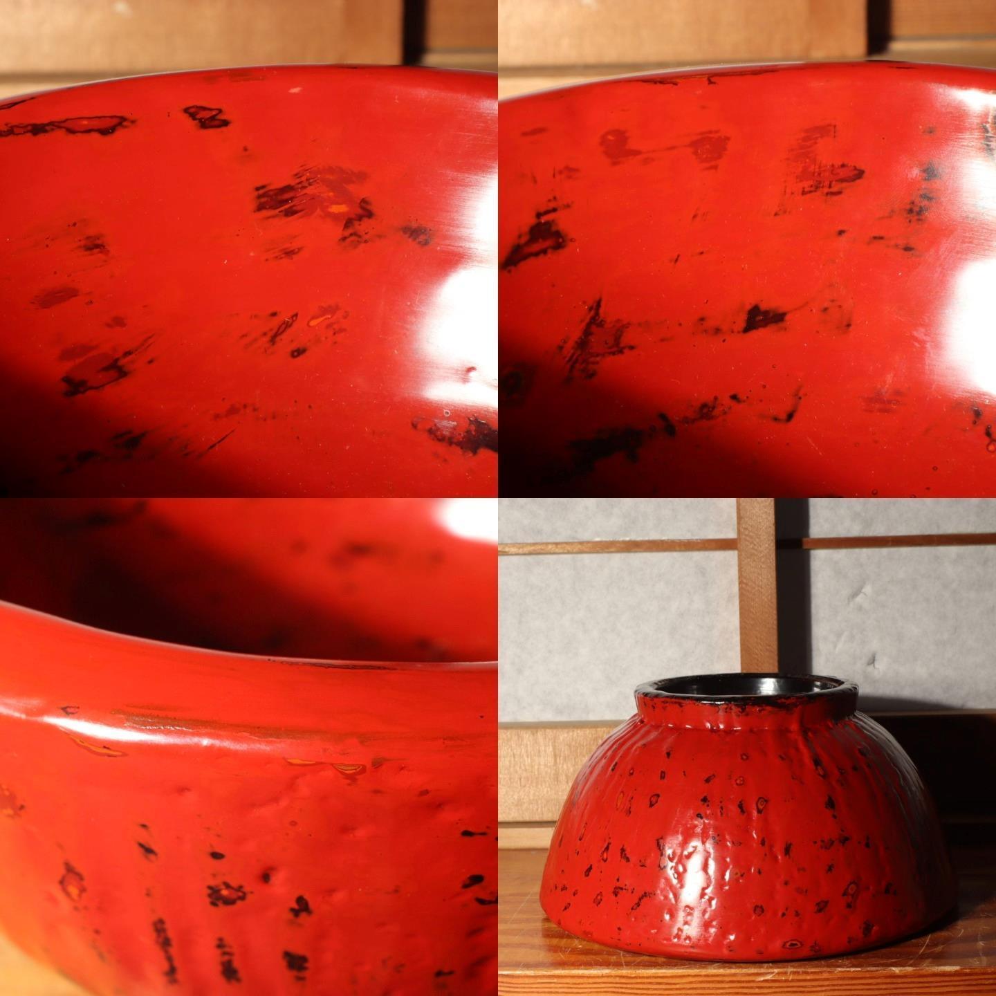 Japanese Aizu Nuri Lacquer Tea Bowl Traditional Craft AIZ16
