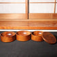 Japanese Vintage wooden Tea container Tea cup Tray Natsume set WO243
