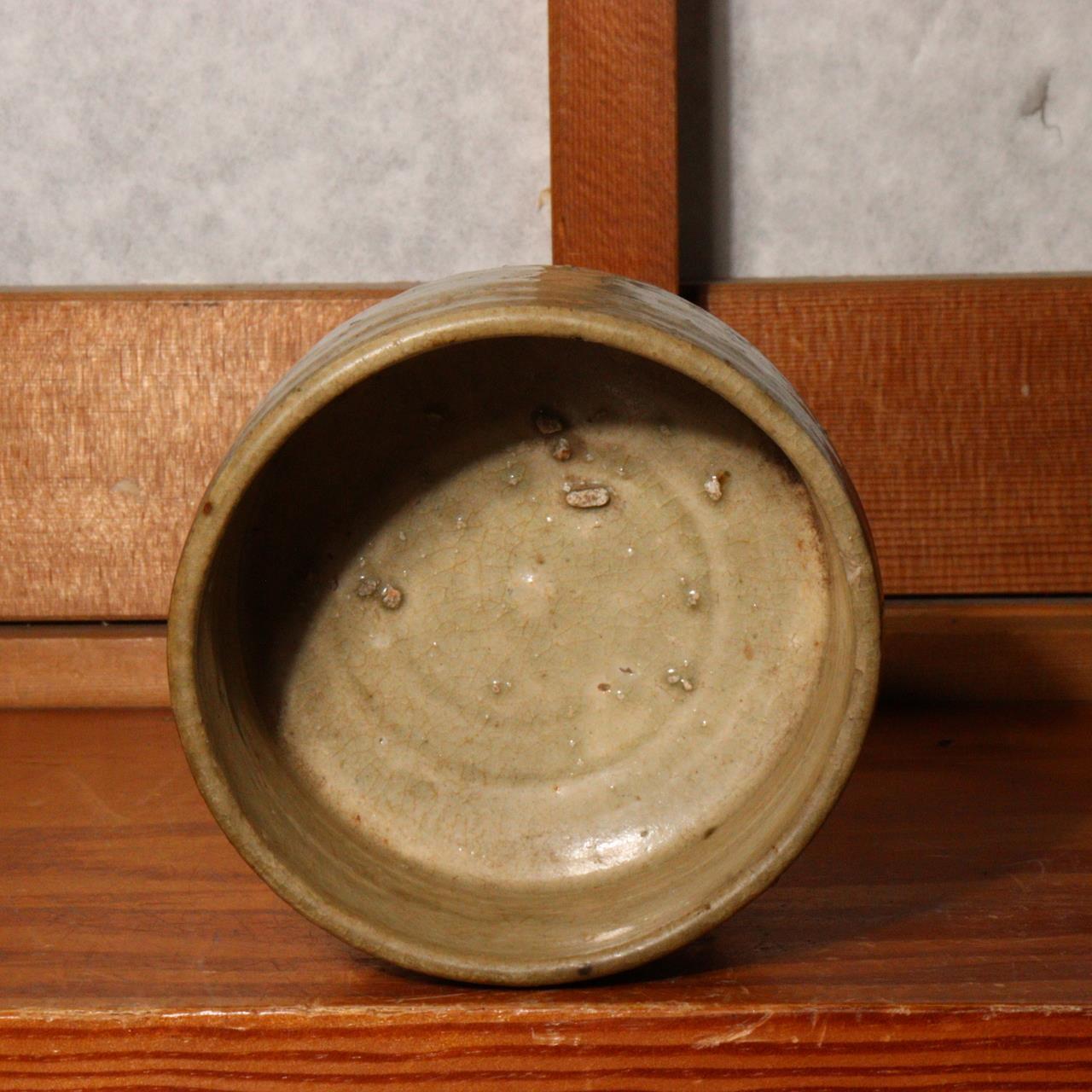 Japanese Antique Seto ware Incense burner pottery Bowl Muromachi period PV201