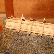 Japanese Wooden 3 Miniature old folk house & Mikoshi ornament WO198