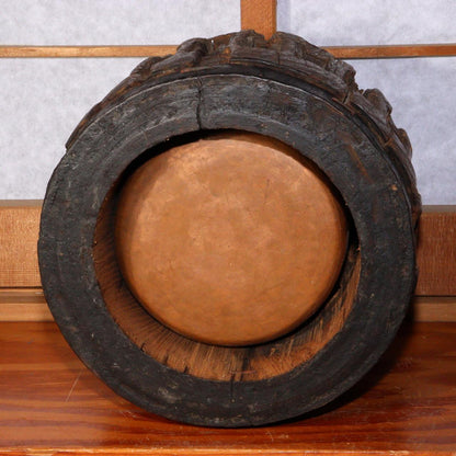 Japanese wooden brazier Hibachi Hiire Tabako bon steering wheel vase WDB71