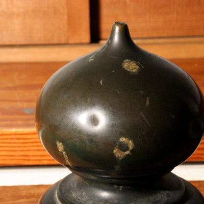 Japanese Vintage Temple Buddhism Bronze Giboshi Shinto Railing Finial BOS741