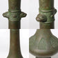 Japanese vintage Bronze Flower vase crane neck signed BV412