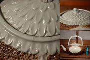 Japanese Antique White Porcelain Hirado ware Choshi Teapot HWO11