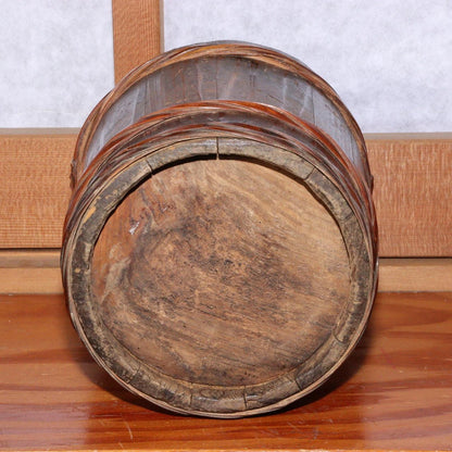 Japanese Antique wooden Sake Cask Barrel Taisho period WBX181