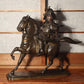 Japanese Bronze Kusunoki Masashige Samurai statue Ornament BOS730