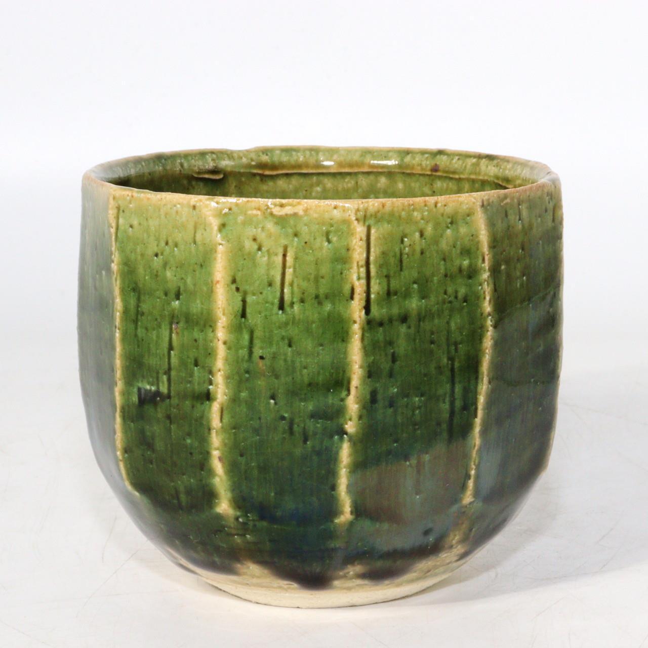 Taizo Yamada Oribe bowl teacup serving appetizers Japanese ceramic YT07-2