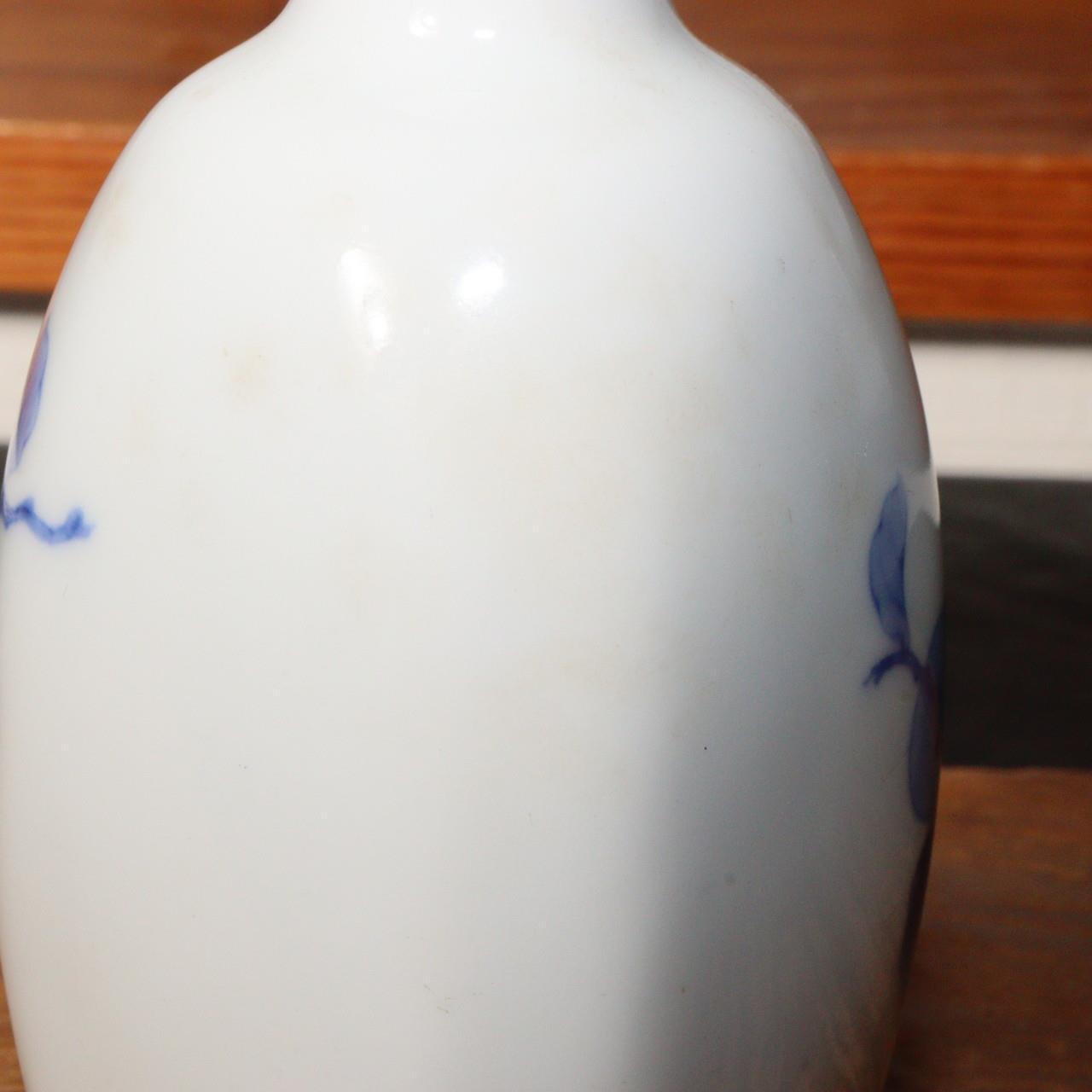 Japanese Antique Imari ware soba choko and Tokkuri porcelain w / box PV189