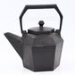 Japanese Antique Iron tea pot Tetsubin polygonal shape BOS584