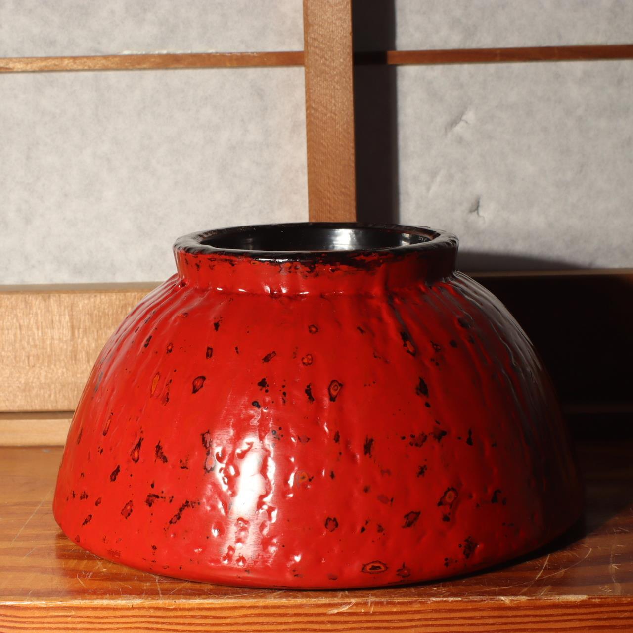 Japanese Aizu Nuri Lacquer Tea Bowl Traditional Craft AIZ16