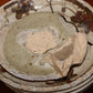 Japanese Antique Shino ware fused plate pottery Object Momoyama period SCBP38
