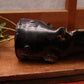 Japanese Shitoro ware pottery ceramic hanging vase Catfish Kobori Enshu PV203
