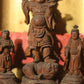 Japanese wooden Acala statues Fudo Myoo Buddhism Buddha ornament Zushi WB168