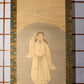 Japanese Kakejiku hanging scroll Buddhist art Emakimono Shakanyorai w / box