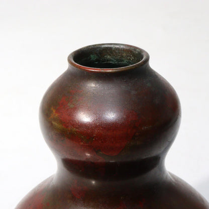 Japanese copper Chaire Sencha tea container by Kouun top class Vase BV266